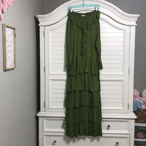 Forest green NUGGLES dress